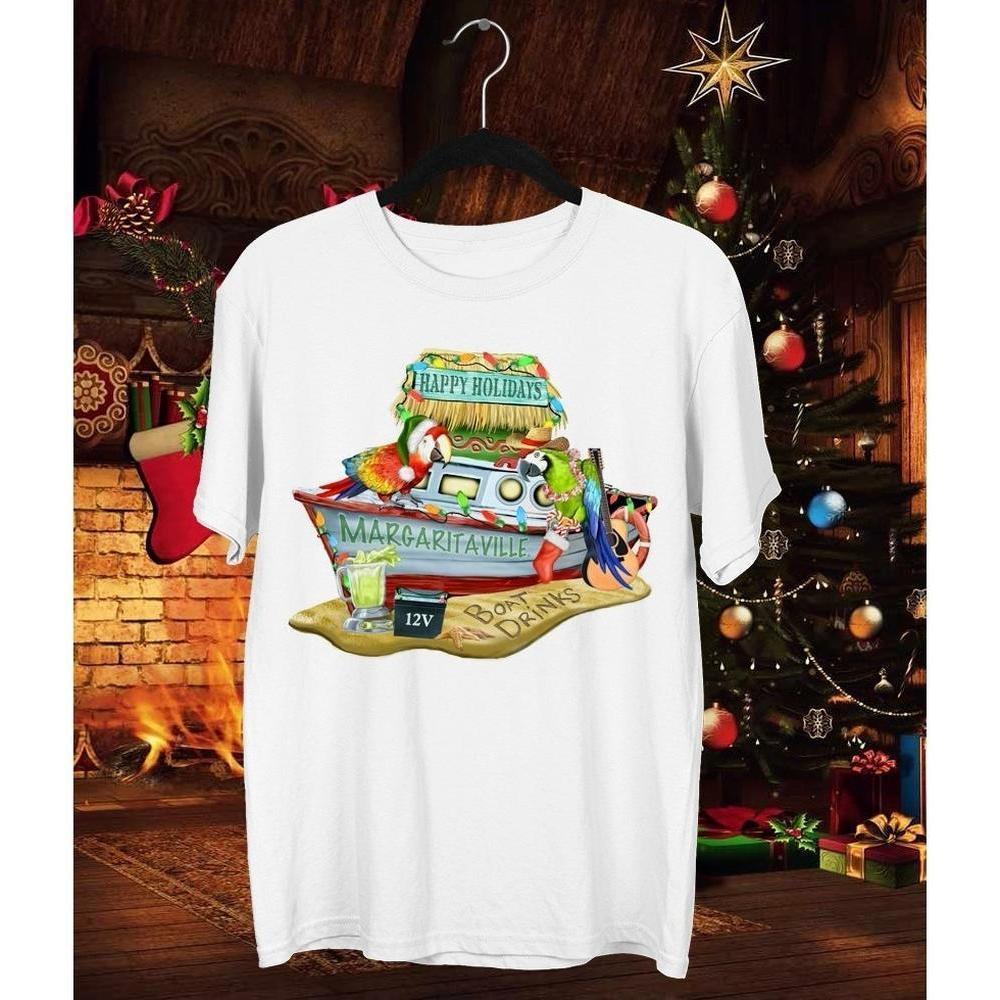 Jimmy Buffett Margaritaville Christmas T-Shirt